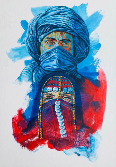paulratcliffeoriginalart.co.uk Arabic faces
