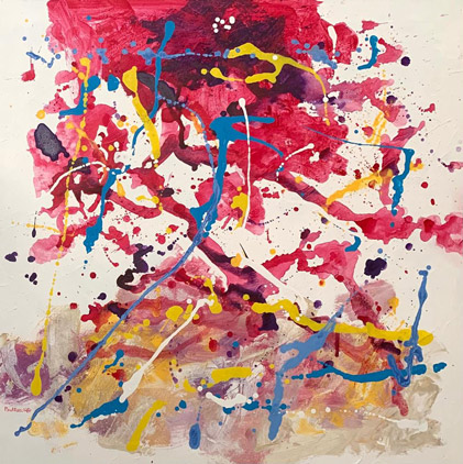 paulratcliffeoriginalart.co.uk Passion abstract painting