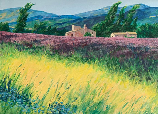 paulratcliffeoriginalart.co.uk Tuscany Landscape painting